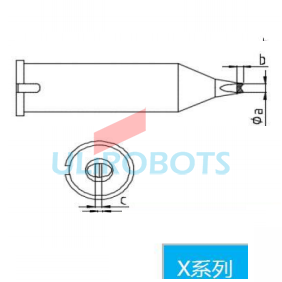 ULIrobots自动焊锡机烙铁头X系列